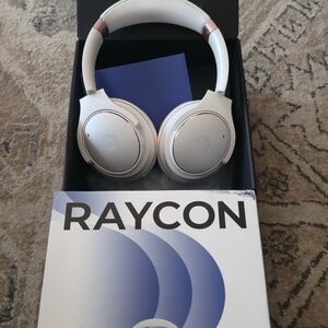 Raycon Over-Ear Headphones - White and Gold